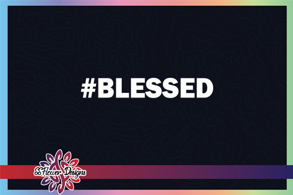 Blessed Jesus Graphic: Faith-Based Graphics for Crafts & Publishing