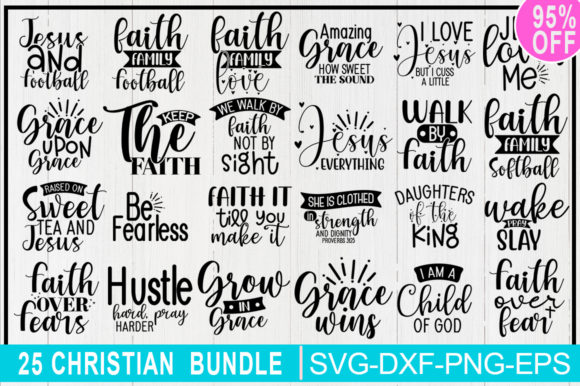 Christian Bundle 2: Graphics & Print Templates for Branding