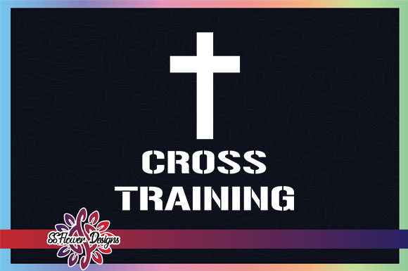 Cross Training Jesus Graphic for Faith Graphics and Crafts