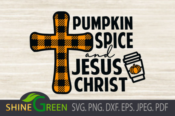 Fall Pumpkin Spice Jesus Christ Plaid Graphics Review