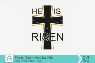 He is Risen, Jesus, Easter: Graphics and Crafts for Branding