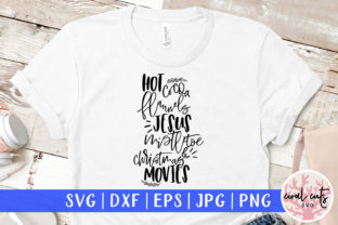Hot Cocoa Flannels Jesus Mistletoe Graphics Crafts