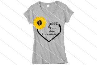 Jesus Sunflower Graphics for Crafts & Branding