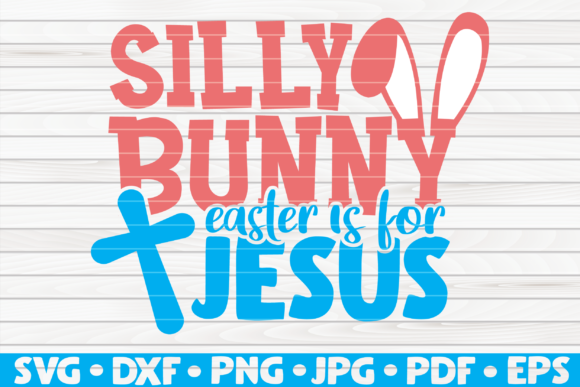 Silly Bunny Easter Jesus Vector Graphics & Templates